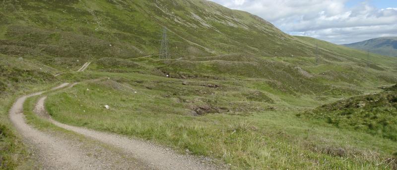 Looking down the glen