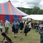 Panorama: Hothouse tent and the bar