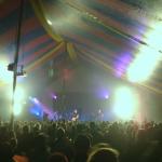 lit up in the Hothouse tent