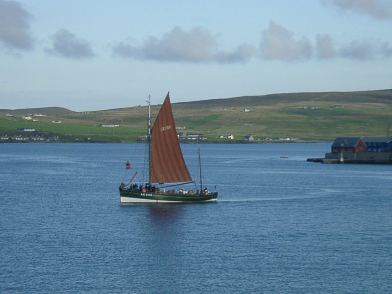 small sailing boat